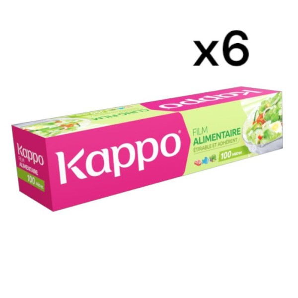 100M Film Alimentaire de Kappo lot de 6Pcs