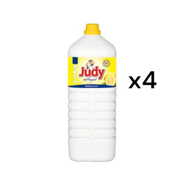 Judy Nettoyant multi-usages Citron  4,75L lot de 4 Pcs
