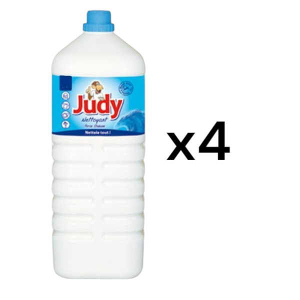 Judy Nettoyant multi-usages Océan 4,75L lot de 4 Pcs
