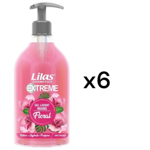 Lave Main Floral 380ML Lilas Extrême