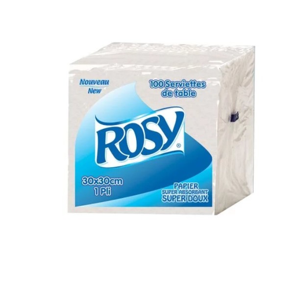 Serviette de table 30*30 Rosy ( carton de 18 )