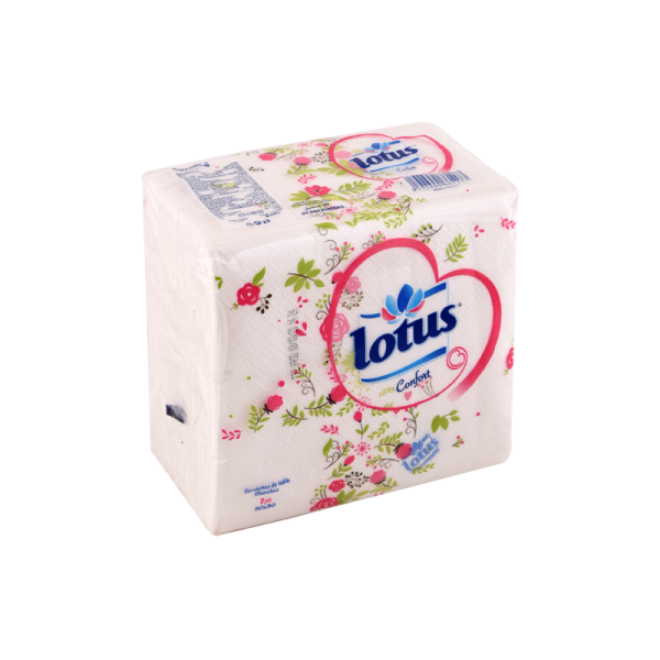 Serviette de table 30*30 Lotus  (carton de 24 )