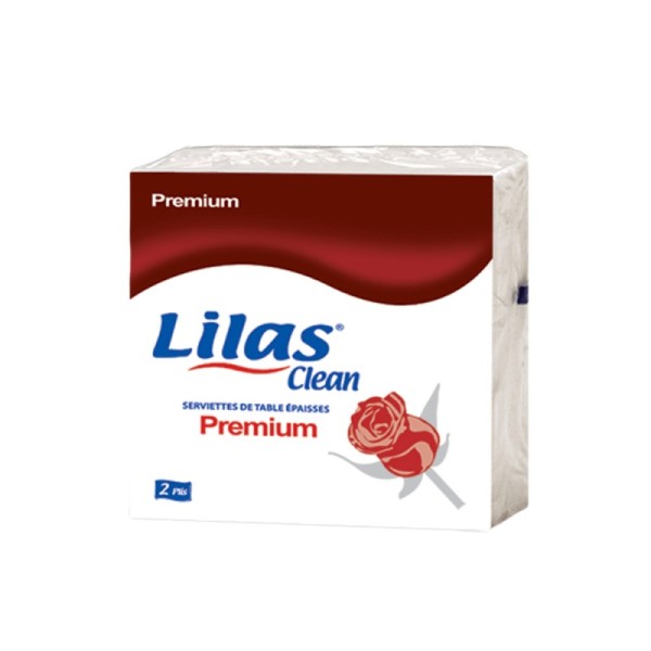 Serviette de table 30*30 Lilas Premium (carton de 24 )