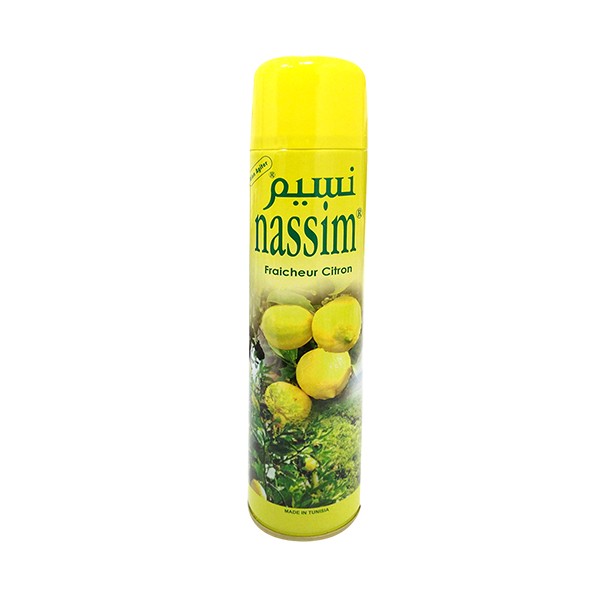 Air Fresh Nassim Citron 300ml lot de 12Pcs